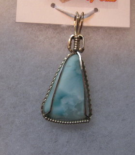 P-35 Larimar wrapped in sterling silver $35.jpg
